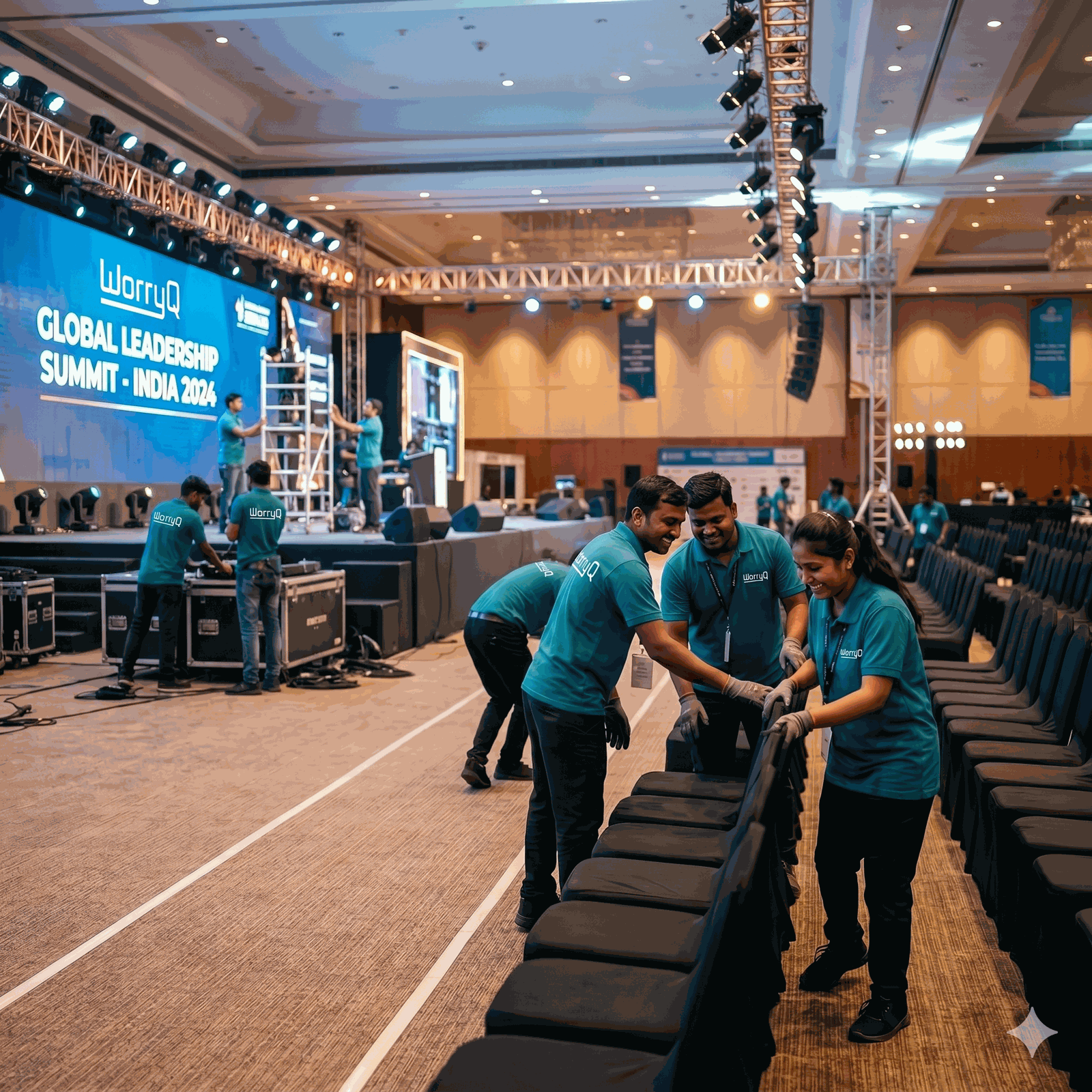 WorryQ event helper working in Ahmedabad