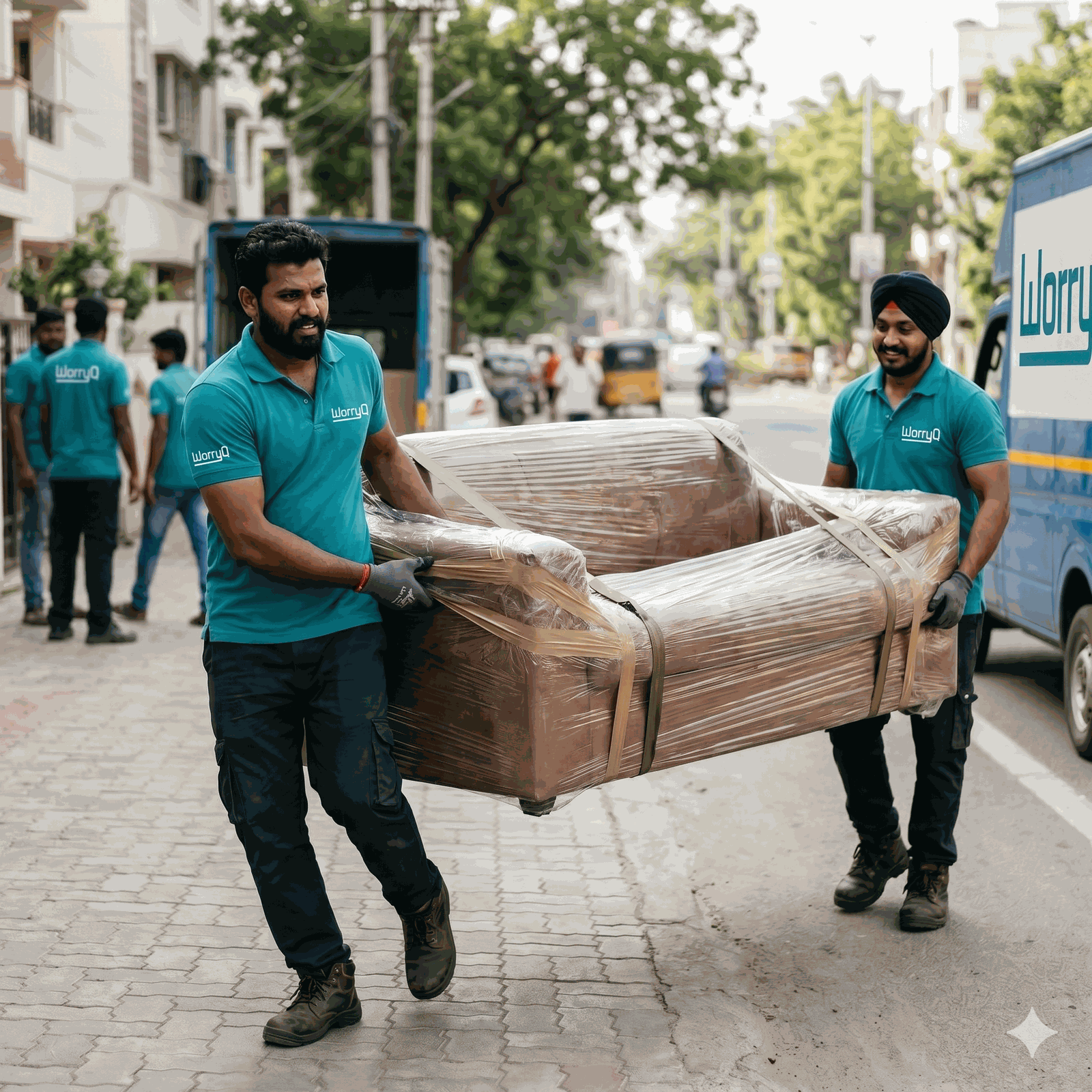 WorryQ shifting helper working in Ahmedabad GIDC